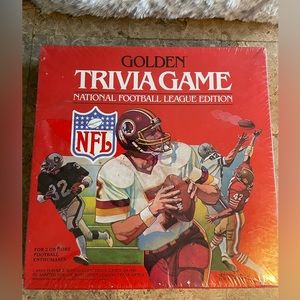Vintage Golden Trivia Game National Football League Edition  - 1984 - New In Box